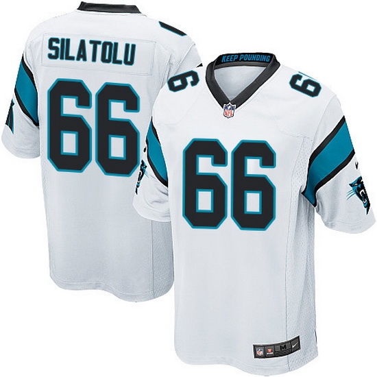 Nike Panthers #66 Amini Silatolu White Team Color Mens Stitched NFL Elite Jersey Nike Panthers #66 Amini Silatolu White Team Color Mens Stitched NFL Elite Jersey