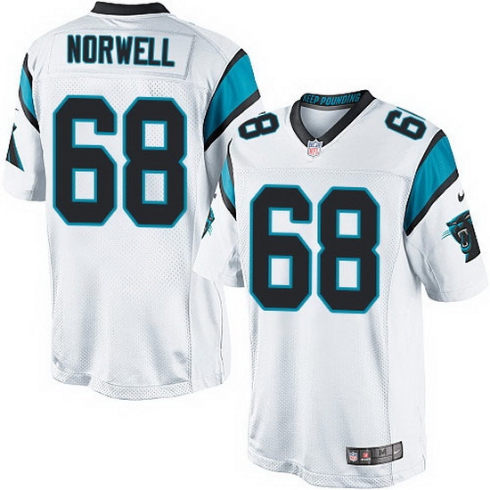 Nike Panthers #68 Andrew Norwell White Team Color Mens Stitched NFL Elite Jersey Nike Panthers #68 Andrew Norwell White Team Color Mens Stitched NFL Elite Jersey