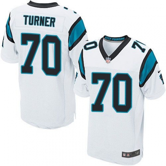 Nike Panthers #70 Trai Turner White Mens Stitched NFL Elite Jersey Nike Panthers #70 Trai Turner White Mens Stitched NFL Elite Jersey