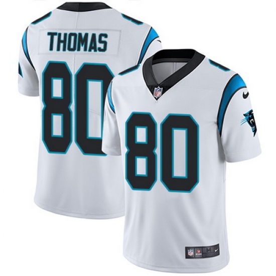 Nike Panthers #80 Ian Thomas White Mens Stitched NFL Vapor Untouchable Limited Jersey Nike Panthers #80 Ian Thomas White Mens Stitched NFL Vapor Untouchable Limited Jersey