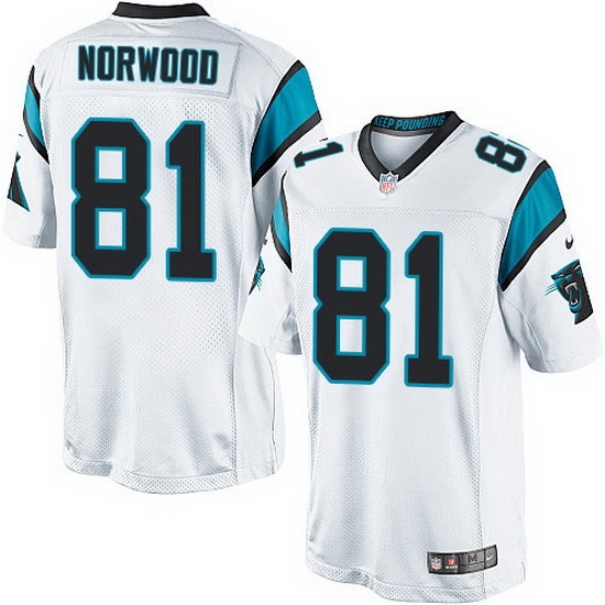 Nike Panthers #81 Kevin Norwood White Team Color Mens Stitched NFL Elite Jersey Nike Panthers #81 Kevin Norwood White Team Color Mens Stitched NFL Elite Jersey
