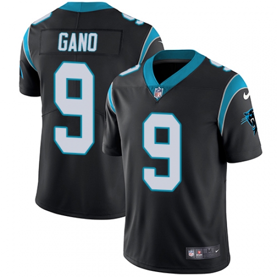 Nike Panthers #9 Graham Gano Black Team Color Mens Stitched NFL Vapor Untouchable Limited Jersey Nike Panthers #9 Graham Gano Black Team Color Mens Stitched NFL Vapor Untouchable Limited Jersey