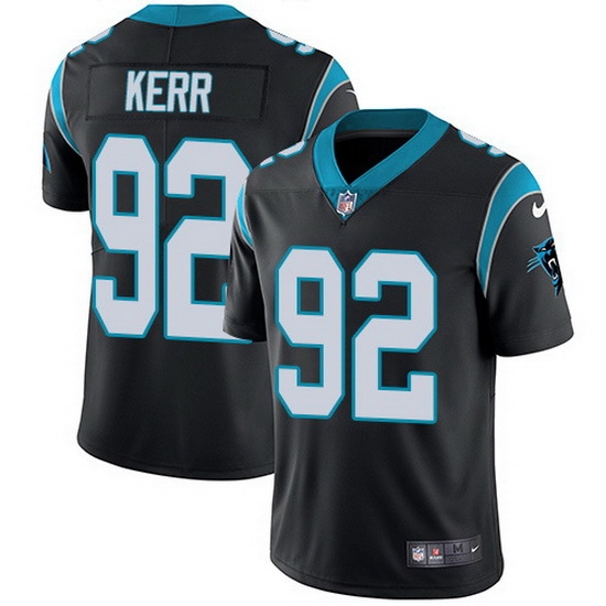 Nike Panthers 92 Zach Kerr Black Team Color Men Stitched NFL Vapor Untouchable Limited Jersey Nike Panthers 92 Zach Kerr Black Team Color Men Stitched NFL Vapor Untouchable Limited Jersey