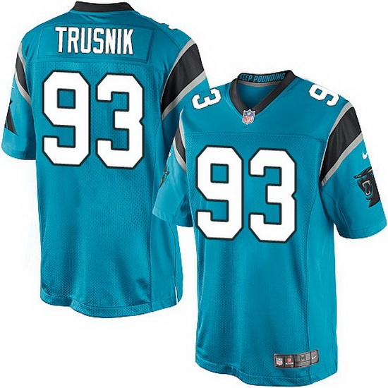 Nike Panthers #93 Jason Trusnik Blue Team Color Mens Stitched NFL Elite Jersey Nike Panthers #93 Jason Trusnik Blue Team Color Mens Stitched NFL Elite Jersey