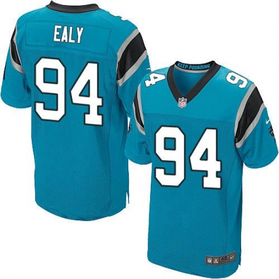 Nike Panthers #94 Kony Ealy Blue Alternate Mens Stitched NFL Elite Jersey Nike Panthers #94 Kony Ealy Blue Alternate Mens Stitched NFL Elite Jersey