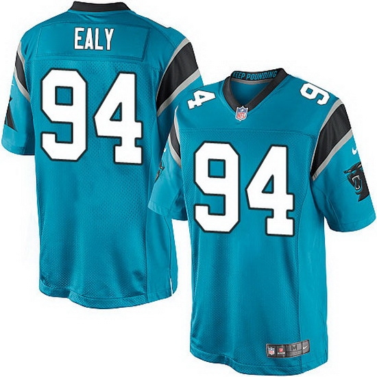 Nike Panthers #94 Kony Ealy Blue Team Color Mens Stitched NFL Elite Jersey Nike Panthers #94 Kony Ealy Blue Team Color Mens Stitched NFL Elite Jersey