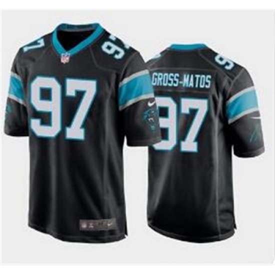 Nike Panthers 97 Yetur Gross Matos Black 2020 NFL Draft First Round Pick Vapor Untouchable Limited Jersey Nike Panthers 97 Yetur Gross Matos Black 2020 NFL Draft First Round Pick Vapor Untouchable Limited Jersey