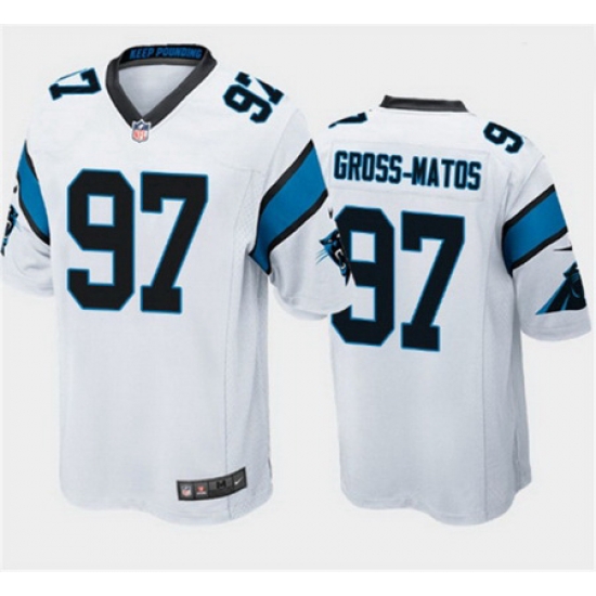Nike Panthers 97 Yetur Gross Matos White 2020 NFL Draft First Round Pick Vapor Untouchable Limited Jersey Nike Panthers 97 Yetur Gross Matos White 2020 NFL Draft First Round Pick Vapor Untouchable Limited Jersey