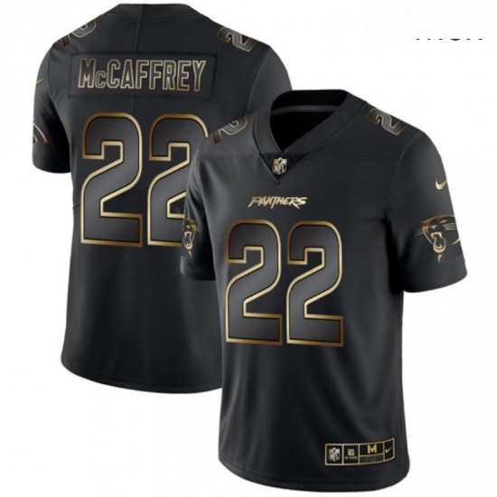 Panthers 22 Christian McCaffrey Black Gold Vapor Untouchable Limited Jersey Panthers 22 Christian McCaffrey Black Gold Vapor Untouchable Limited Jersey