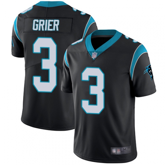 Panthers 3 Will Grier Black Team Color Men Stitched Football Vapor Untouchable Limited Jersey Panthers 3 Will Grier Black Team Color Men Stitched Football Vapor Untouchable Limited Jersey