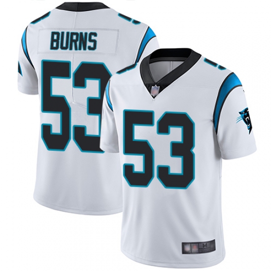 Panthers 53 Brian Burns White Men Stitched Football Vapor Untouchable Limited Jersey Panthers 53 Brian Burns White Men Stitched Football Vapor Untouchable Limited Jersey