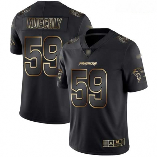 Panthers #59 Luke Kuechly Black Gold Men Stitched Football Vapor Untouchable Limited Jersey Panthers #59 Luke Kuechly Black Gold Men Stitched Football Vapor Untouchable Limited Jersey