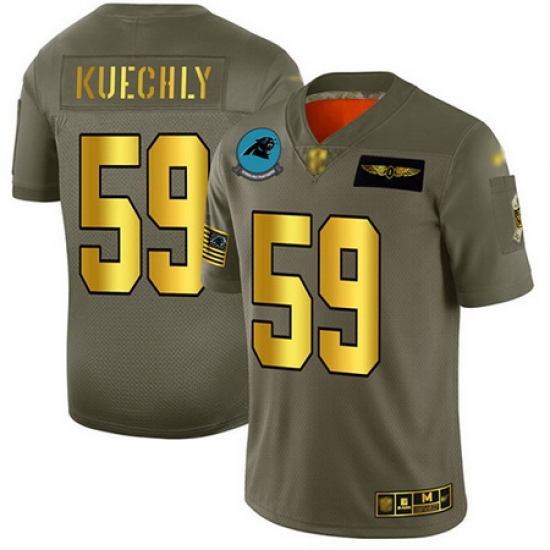 Panthers 59 Luke Kuechly Camo Gold Men Stitched Football Limited 2019 Salute To Service Jersey Panthers 59 Luke Kuechly Camo Gold Men Stitched Football Limited 2019 Salute To Service Jersey
