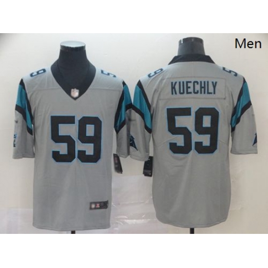Panthers #59 Luke Kuechly Silver Men Stitched Football Limited Inverted Legend Jersey Panthers #59 Luke Kuechly Silver Men Stitched Football Limited Inverted Legend Jersey