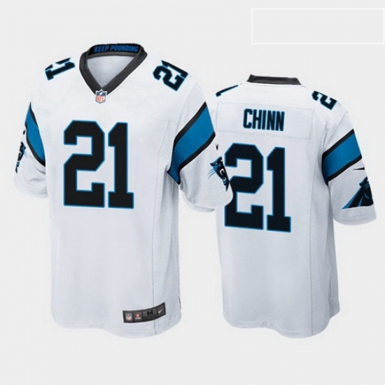 men jeremy chinn carolina panthers white game jersey men jeremy chinn carolina panthers white game jersey