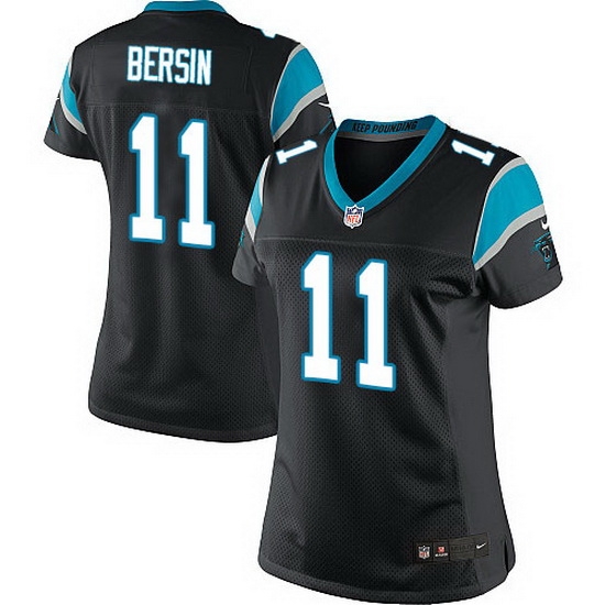 Nike Panthers #11 Brenton Bersin Black Team Color Women Stitched NFL Jersey Nike Panthers #11 Brenton Bersin Black Team Color Women Stitched NFL Jersey