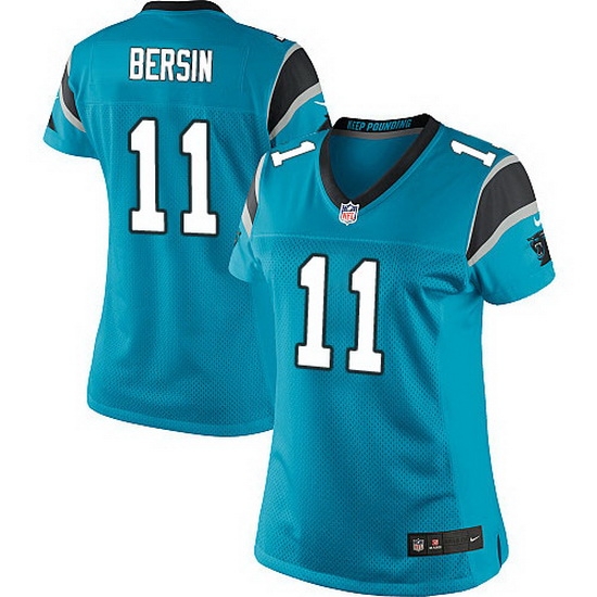 Nike Panthers #11 Brenton Bersin Blue Team Color Women Stitched NFL Jersey Nike Panthers #11 Brenton Bersin Blue Team Color Women Stitched NFL Jersey