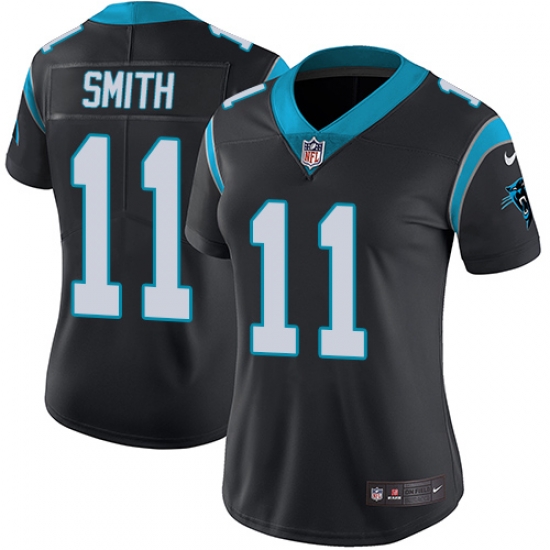 Nike Panthers #11 Torrey Smith Black Team Color Womens Stitched NFL Vapor Untouchable Limited Jersey Nike Panthers #11 Torrey Smith Black Team Color Womens Stitched NFL Vapor Untouchable Limited Jersey