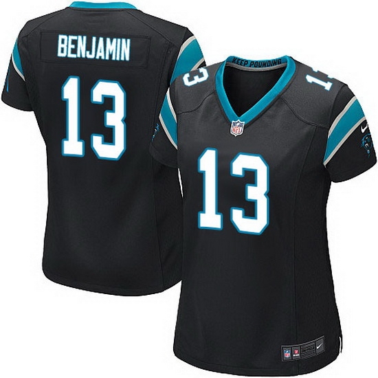 Nike Panthers #13 Kelvin Benjamin Black Team Color Women Stitched NFL Jersey Nike Panthers #13 Kelvin Benjamin Black Team Color Women Stitched NFL Jersey