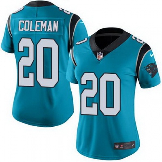 Nike Panthers #20 Kurt Coleman Blue Alternate Womens Stitched NFL Vapor Untouchable Limited Jersey Nike Panthers #20 Kurt Coleman Blue Alternate Womens Stitched NFL Vapor Untouchable Limited Jersey