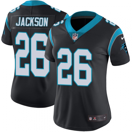 Nike Panthers #26 Donte Jackson Black Team Color Womens Stitched NFL Vapor Untouchable Limited Jersey Nike Panthers #26 Donte Jackson Black Team Color Womens Stitched NFL Vapor Untouchable Limited Jersey
