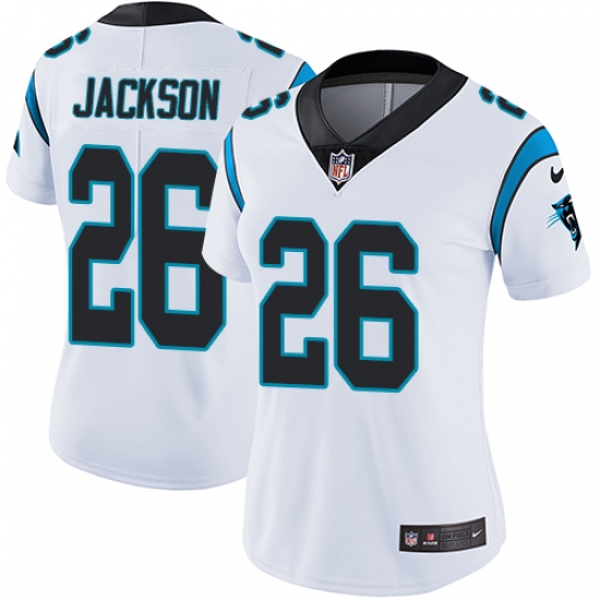 Nike Panthers #26 Donte Jackson White Womens Stitched NFL Vapor Untouchable Limited Jersey Nike Panthers #26 Donte Jackson White Womens Stitched NFL Vapor Untouchable Limited Jersey