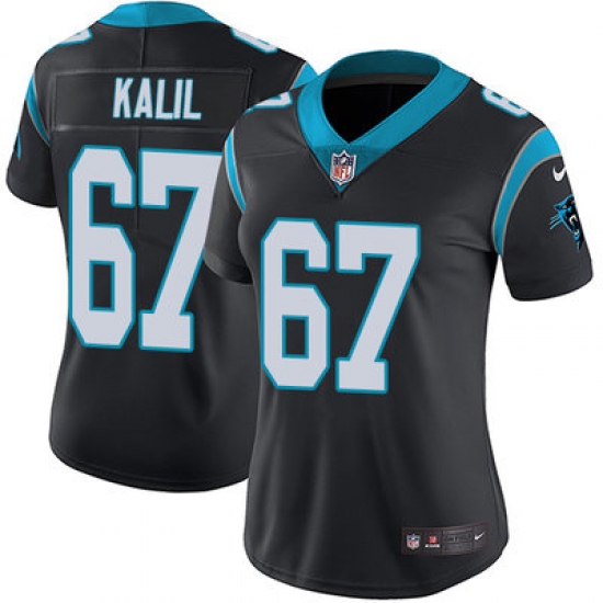 Nike Panthers #67 Ryan Kalil Black Team Color Womens Stitched NFL Vapor Untouchable Limited Jersey Nike Panthers #67 Ryan Kalil Black Team Color Womens Stitched NFL Vapor Untouchable Limited Jersey