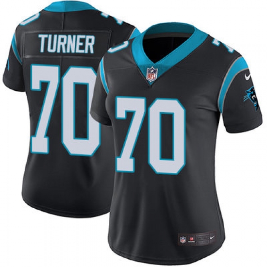 Nike Panthers #70 Trai Turner Black Team Color Womens Stitched NFL Vapor Untouchable Limited Jersey Nike Panthers #70 Trai Turner Black Team Color Womens Stitched NFL Vapor Untouchable Limited Jersey