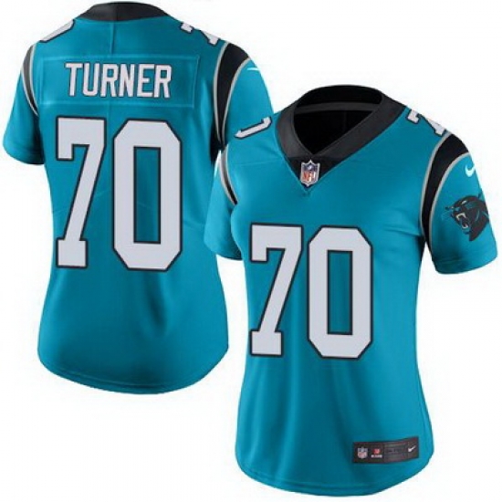 Nike Panthers #70 Trai Turner Blue Alternate Womens Stitched NFL Vapor Untouchable Limited Jersey Nike Panthers #70 Trai Turner Blue Alternate Womens Stitched NFL Vapor Untouchable Limited Jersey