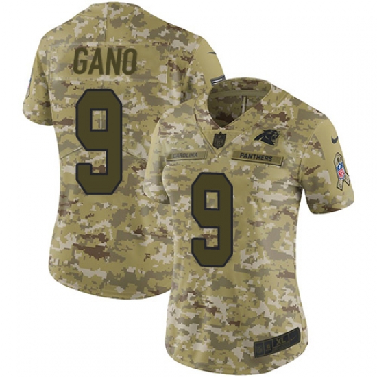 Nike Panthers #9 Graham Gano Camo Women Stitched NFL Limited 2018 Salute to Service Jersey Nike Panthers #9 Graham Gano Camo Women Stitched NFL Limited 2018 Salute to Service Jersey