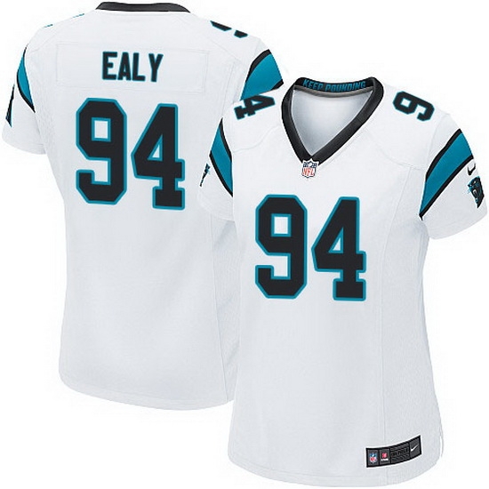 Nike Panthers #94 Kony Ealy White Team Color Women Stitched NFL Jersey Nike Panthers #94 Kony Ealy White Team Color Women Stitched NFL Jersey