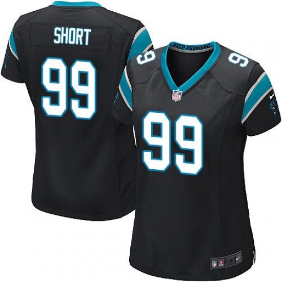 Nike Panthers #99 Kawann Short Black Team Color Womens Stitched NFL Elite Jersey Nike Panthers #99 Kawann Short Black Team Color Womens Stitched NFL Elite Jersey