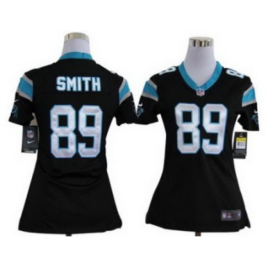 Women Nike Carolina Panthers #89 Steve Smith Black Nike NFL Jerseys Women Nike Carolina Panthers #89 Steve Smith Black Nike NFL Jerseys
