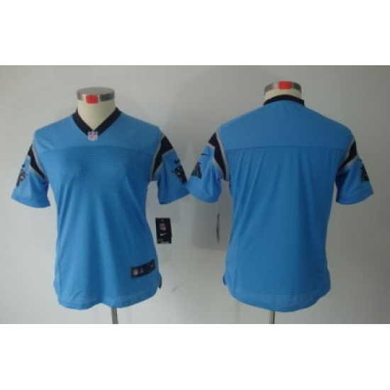 Women Nike Carolina Panthers Blank Blue Color[Women Limited Jerseys]