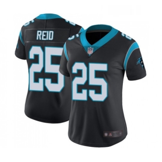 Womens Carolina Panthers 25 Eric Reid Black Team Color Vapor Untouchable Limited Player Football Jersey Womens Carolina Panthers 25 Eric Reid Black Team Color Vapor Untouchable Limited Player Football Jersey
