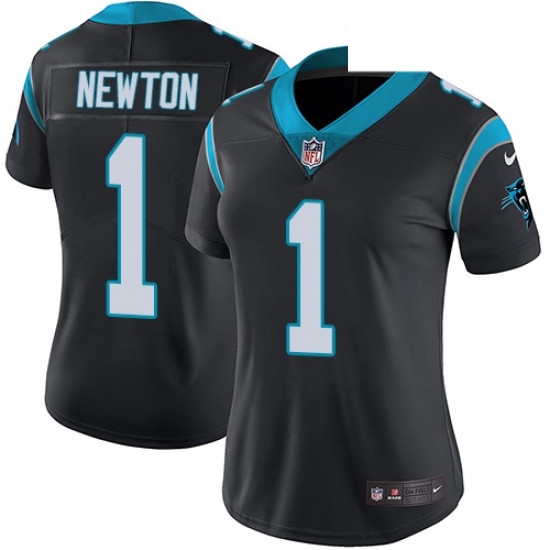 Womens Nike Carolina Panthers 1 Cam Newton Black Team Color Vapor Untouchable Limited Player NFL Jersey Womens Nike Carolina Panthers 1 Cam Newton Black Team Color Vapor Untouchable Limited Player NFL Jersey