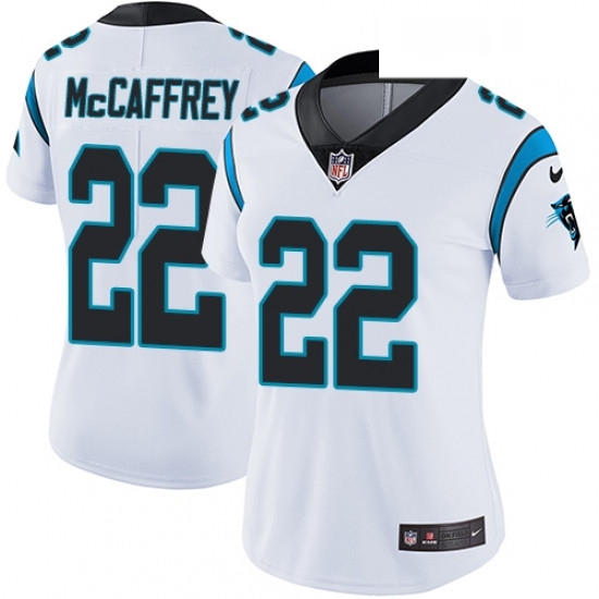 Womens Nike Carolina Panthers 22 Christian McCaffrey Elite White NFL Jersey Womens Nike Carolina Panthers 22 Christian McCaffrey Elite White NFL Jersey