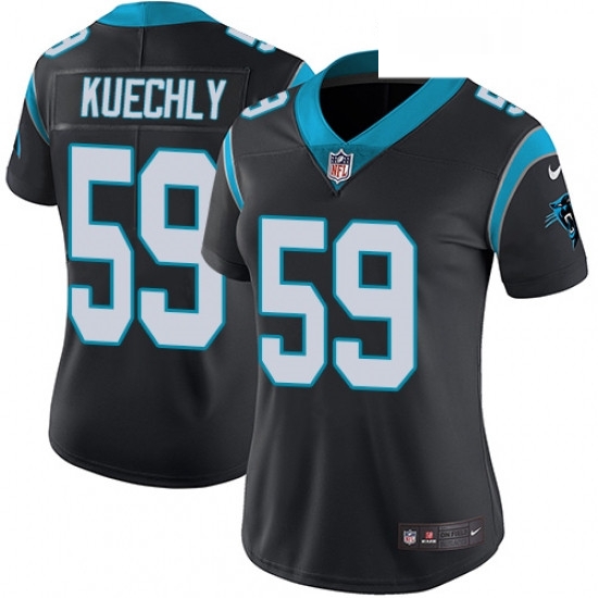 Womens Nike Carolina Panthers 59 Luke Kuechly Elite Black Team Color NFL Jersey Womens Nike Carolina Panthers 59 Luke Kuechly Elite Black Team Color NFL Jersey