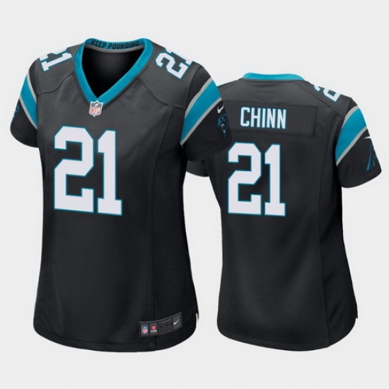 women jeremy chinn carolina panthers black game jersey women jeremy chinn carolina panthers black game jersey
