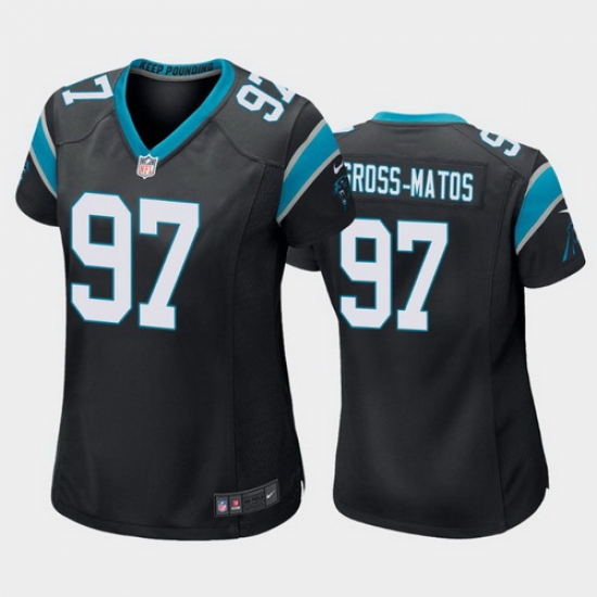 women yetur gross matos carolina panthers black game jersey women yetur gross matos carolina panthers black game jersey