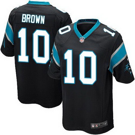 Nike Panthers #10 Corey Brown Black Team Color Youth Stitched NFL Elite Jersey Nike Panthers #10 Corey Brown Black Team Color Youth Stitched NFL Elite Jersey