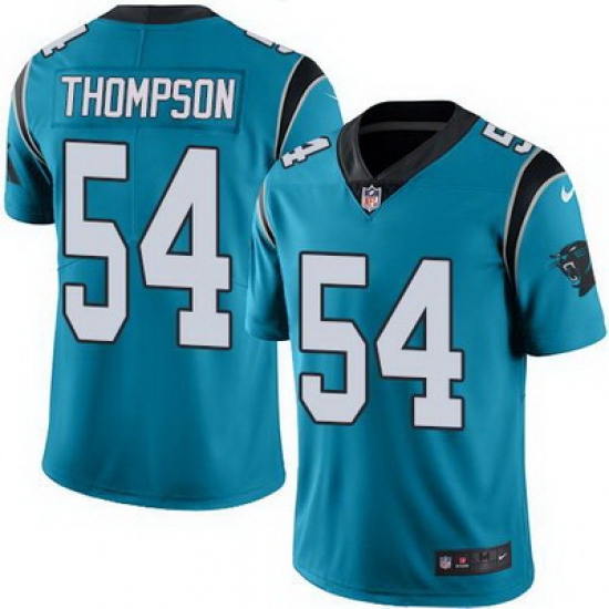 Nike Panthers #54 Shaq Thompson Blue Alternate Youth Stitched NFL Vapor Untouchable Limited Jersey Nike Panthers #54 Shaq Thompson Blue Alternate Youth Stitched NFL Vapor Untouchable Limited Jersey