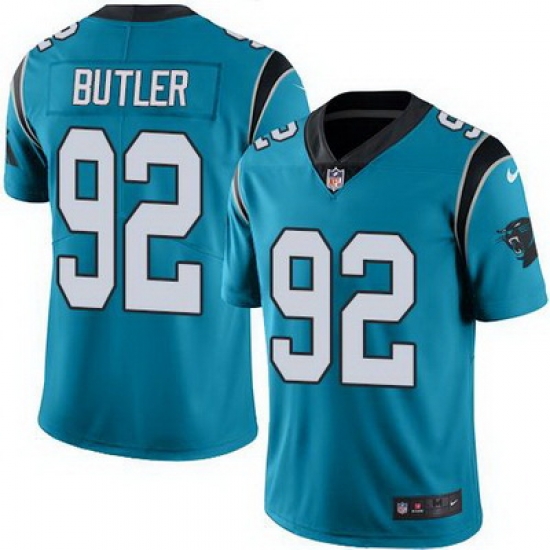 Nike Panthers #92 Vernon Butler Blue Alternate Youth Stitched NFL Vapor Untouchable Limited Jersey Nike Panthers #92 Vernon Butler Blue Alternate Youth Stitched NFL Vapor Untouchable Limited Jersey