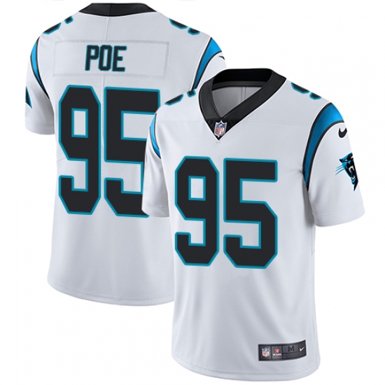 Nike Panthers #95 Dontari Poe White Youth Stitched NFL Vapor Untouchable Limited Jersey Nike Panthers #95 Dontari Poe White Youth Stitched NFL Vapor Untouchable Limited Jersey