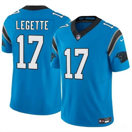 Youth Carolina Panthers 17 Xavier Legette Blue 2024 F U S E Vapor Limited Stitched Football Jersey Youth Carolina Panthers 17 Xavier Legette Blue 2024 F U S E Vapor Limited Stitched Football Jersey