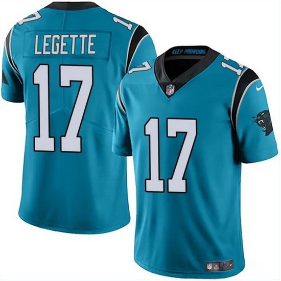 Youth Carolina Panthers 17 Xavier Legette Blue Vapor Limited Stitched Football Jersey Youth Carolina Panthers 17 Xavier Legette Blue Vapor Limited Stitched Football Jersey