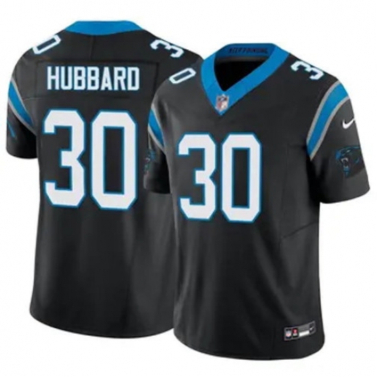 Youth Carolina Panthers #30 Chuba Hubbard Black F U S E Stitched NFL Jersey Youth Carolina Panthers #30 Chuba Hubbard Black F U S E Stitched NFL Jersey