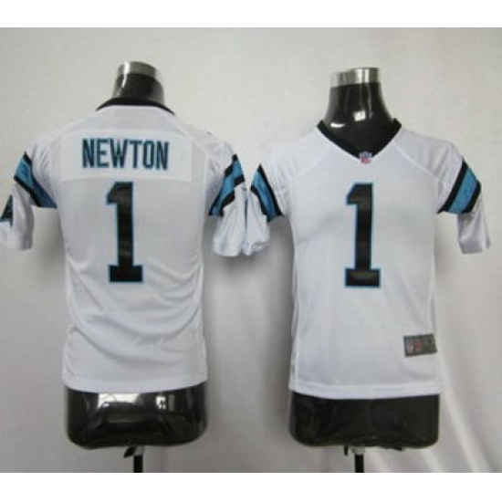 Youth Nike Carolina Panthers #1 Newton white color Jersey Youth Nike Carolina Panthers #1 Newton white color Jersey