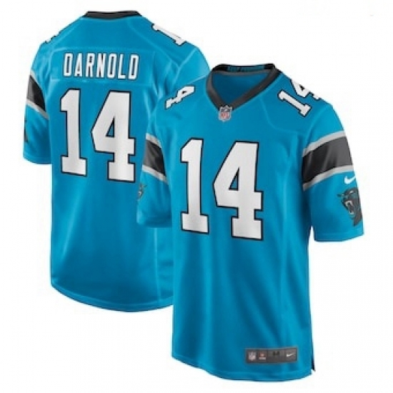 Youth Nike Carolina Panthers 14 Sam Darnold Blue Vapor Limited Jersey Youth Nike Carolina Panthers 14 Sam Darnold Blue Vapor Limited Jersey