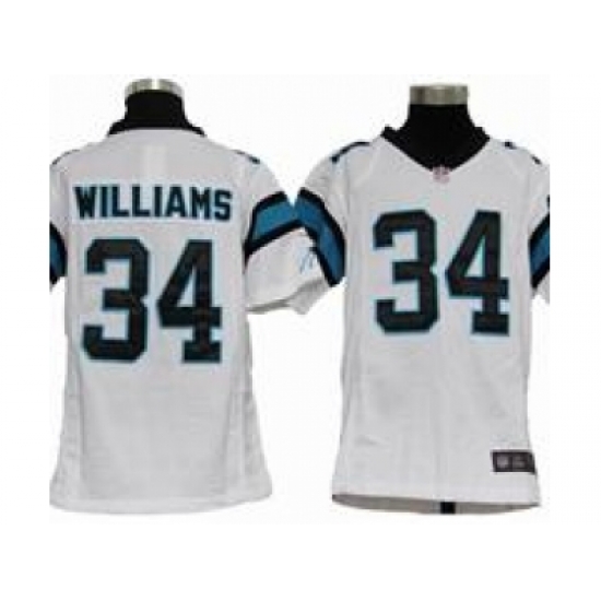 Youth Nike Carolina Panthers #34 DeAngelo Williams white Jerseys Youth Nike Carolina Panthers #34 DeAngelo Williams white Jerseys